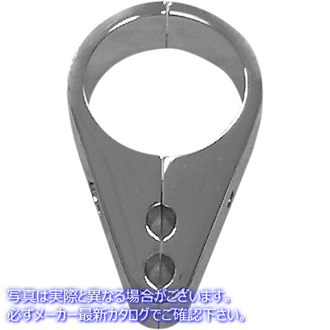 取寄せ ケーブルクランプ - デュアルスロットル/アイドル - 1-1/2インチ - クローム ドラッグスペシャリティーズ Cable Clamp - Dual Throttle/Idle - 1-1/2 - Chrome 0658-0028 06580028