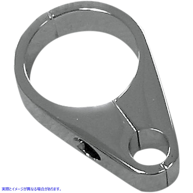 取寄せ ケーブルクランプ - クラッチ - 1-1/4インチ - クローム ドラッグスペシャリティーズ Cable Clamp - Clutch - 1-1/4 - Chrome 0658-0035 06580035