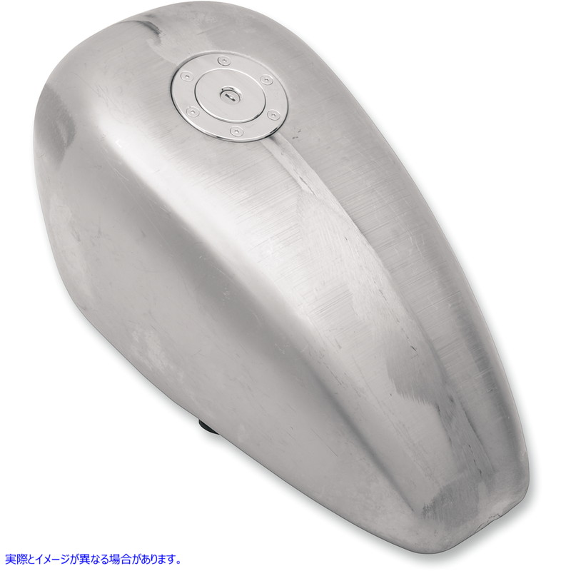 取寄せ クロームエアロスタイルガスキャップ付きガソリンタンク - 3.3ガロン - スポーツスター ドラッグスペシャリティーズ Gas Tank with Chrome Aero-Style Gas Cap - 3.3 Gallons - Sportster 0701-0437 07010437