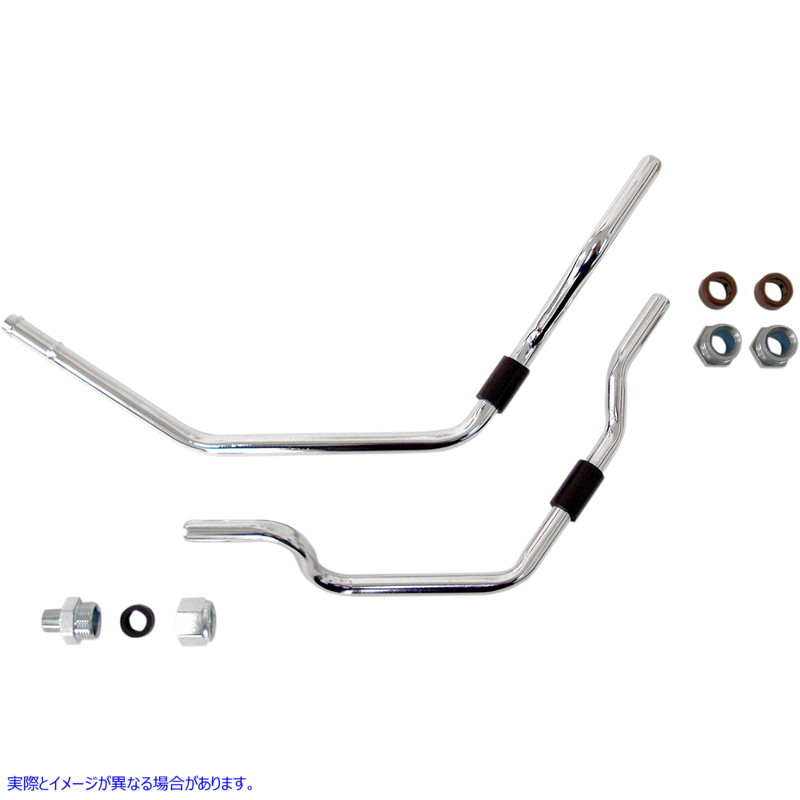 取寄せ オイルフィルターラインキット - クローム - ソフテイル ドラッグスペシャリティーズ Oil Filter Line Kit - Chrome - Softail 0711-0222 07110222