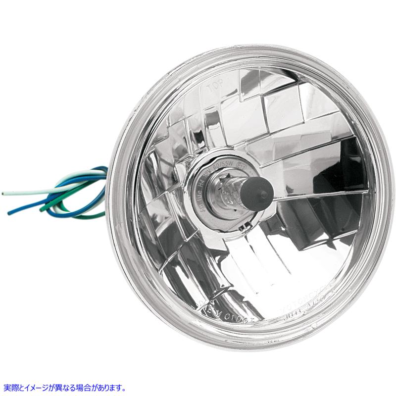 取寄せ 5-3/4インチ ダイヤモンドヘッドライト ドラッグスペシャリティーズ 5-3/4 Diamond Headlight 0901-0577 09010577