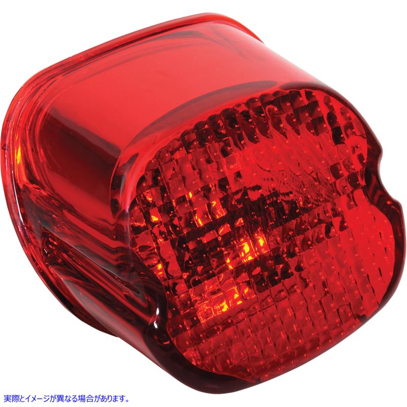 取寄せ テールライトレンズ - 下部タグウィンドウ - 赤 ドラッグスペシャリティーズ Taillight Lens - Bottom Tag Window - Red 0902-6321 09026321