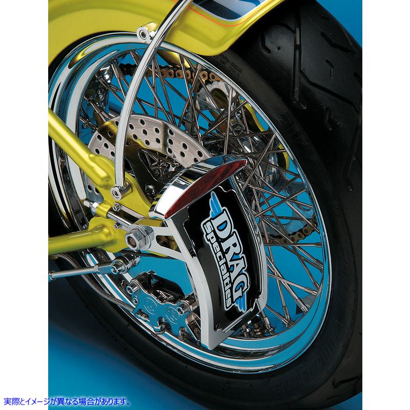 取寄せ サイドマウント テールライト/ナンバープレートマウント - カーブ垂直 - ハーフムーン ドラッグスペシャリティーズ Side Mount Taillight/License Plate Mount - Curved Vertical - Half-Moon 0906-6041 09066041