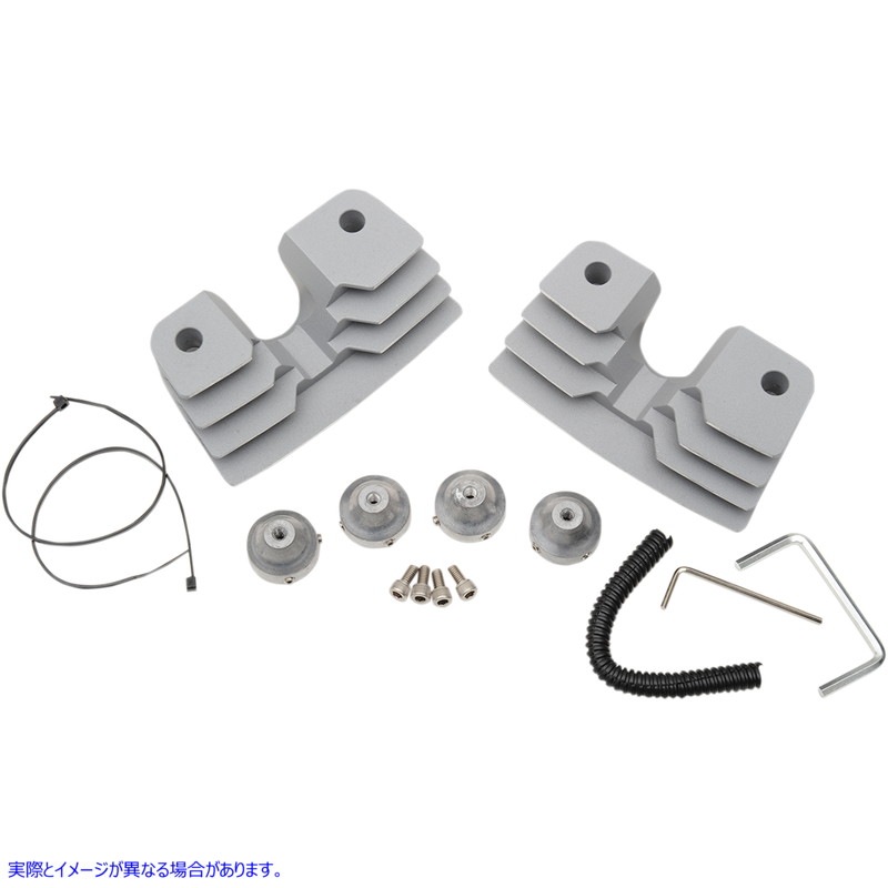 取寄せ スパークプラグカバー - シルバー - ツインカム ドラッグスペシャリティーズ Spark Plug Cover - Silver - Twin Cam 0940-1314 09401314