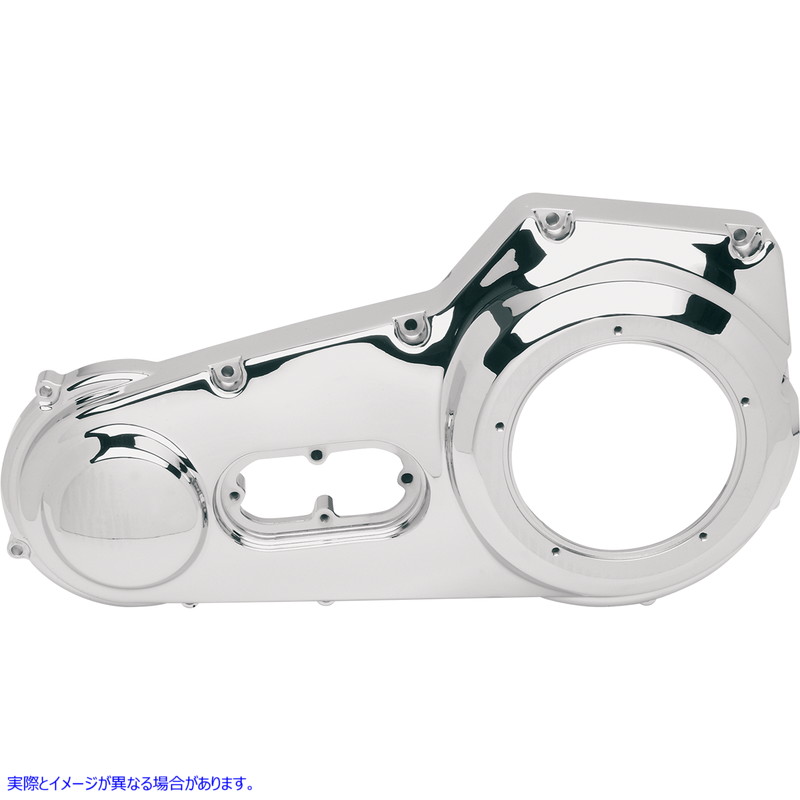 取寄せ アウタープライマリーカバー - クローム - 99-06 ソフテイル、99-05 ダイナ ドラッグスペシャリティーズ Outer Primary Cover - Chrome - '99-'06 Softail '99-'05 Dyna 1107-0036 11070036