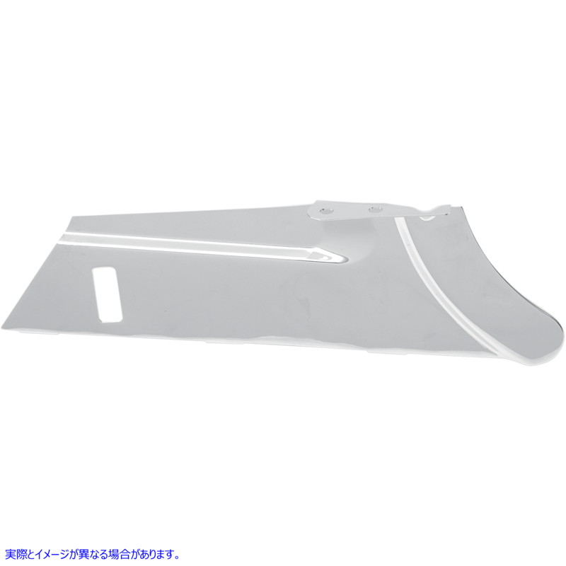 取寄せ ロワーベルトガード - 99-08 FLHT/FLHX/FLHR/FLTR - クローム ドラッグスペシャリティーズ Lower Belt Guard - '99-'08 FLHT/FLHX/FLHR/FLTR - Chrome 1202-0089 12020089