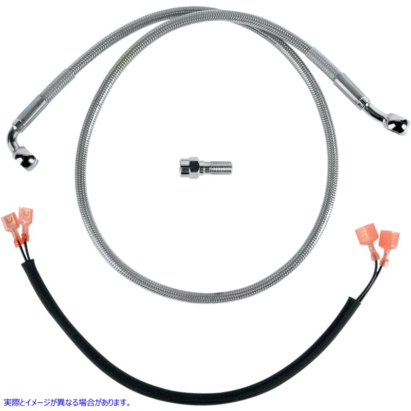 取寄せ ブレーキライン - リア - ステンレススチール ドラッグスペシャリティーズ Brake Line - Rear - Stainless Steel 1204-2745 12042745