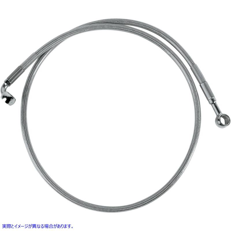 取寄せ ブレーキライン - フロント（上部） - ステンレススチール ドラッグスペシャリティーズ Brake Line - Front (Upper) - Stainless Steel 1204-2753 12042753