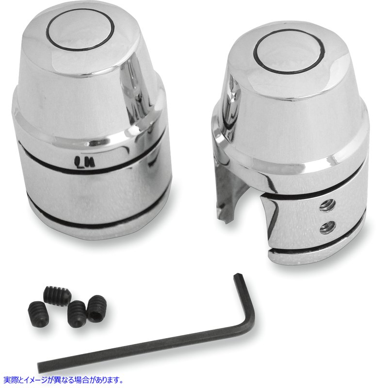 取寄せ アッパーショックボルト/スタッドカバー - クローム - 86-20 XL ドラッグスペシャリティーズ Upper Shock Bolt/Stud Cover - Chrome - '86-'20 XL 1313-0079 13130079