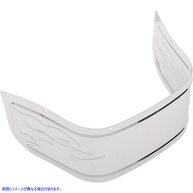 取寄せ フロントフェンダースカート - クローム ドラッグスペシャリティーズ Front Fender Skirt - Chrome 1405-0118 14050118