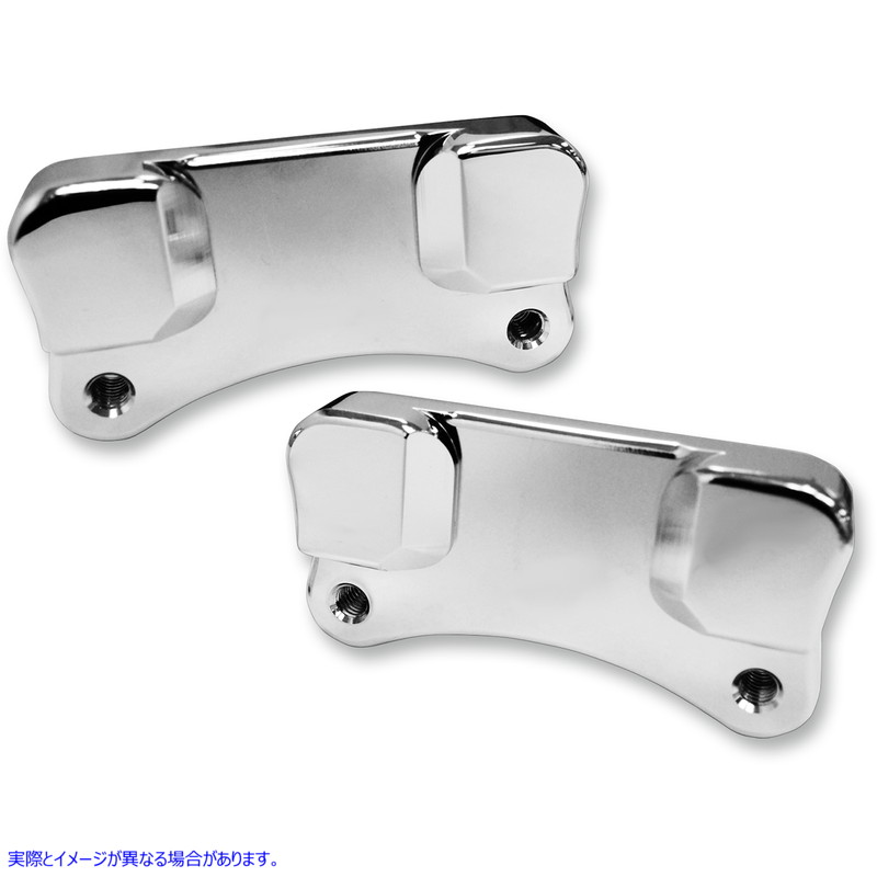 取寄せ フェンダーフォークアダプター - クローム ドラッグスペシャリティーズ Fender-To-Fork Adapters - Chrome 1410-0097 14100097