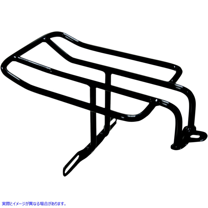 取寄せ ラゲッジラック - ブラック - FXD ドラッグスペシャリティーズ Luggage Rack - Black - FXD 1510-0185 15100185