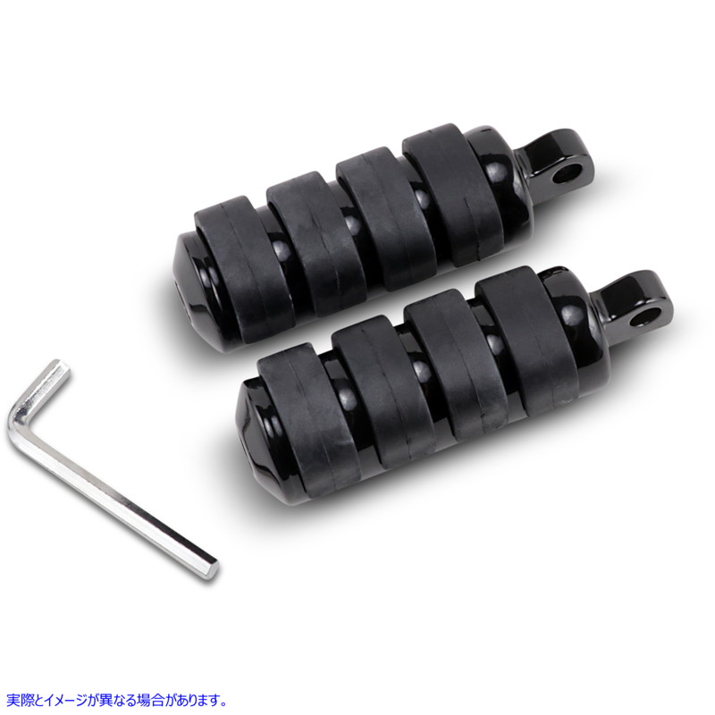 取寄せ ソフトライドフットペグ - ブラック - ラージ ドラッグスペシャリティーズ Soft-Ride Footpeg - Black - Large 1603-0352 16030352