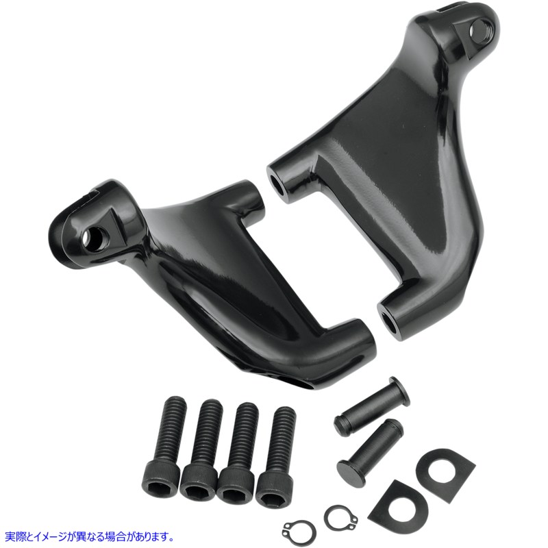 取寄せ パッセンジャーペグマウント - ブラック - XL 04-13 ドラッグスペシャリティーズ Passenger Peg Mount - Black - XL '04-'13 1620-0705 16200705