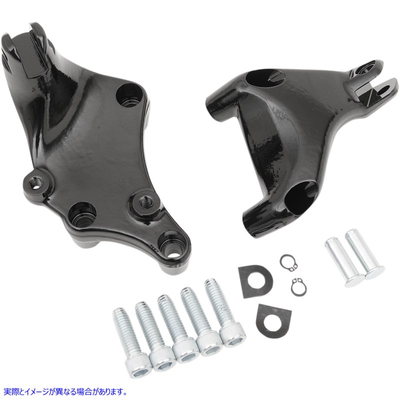 取寄せ パッセンジャーペグマウント - ブラック - XL 14-22 ドラッグスペシャリティーズ Passenger Peg Mount - Black - XL '14-'22 1620-1318 16201318