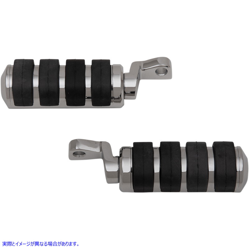 取寄せ ソフトライドフットペグ - ラージ - クローム - XL ドラッグスペシャリティーズ Soft Ride Foot Pegs - Large - Chrome - XL 1620-1838 16201838