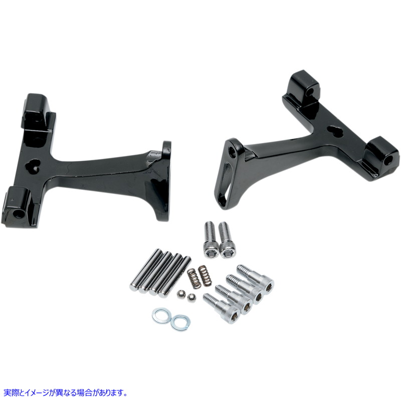 取寄せ パッセンジャーフットボードマウント - ブラック ドラッグスペシャリティーズ Passenger Footboard Mount - Black 1621-0393 16210393