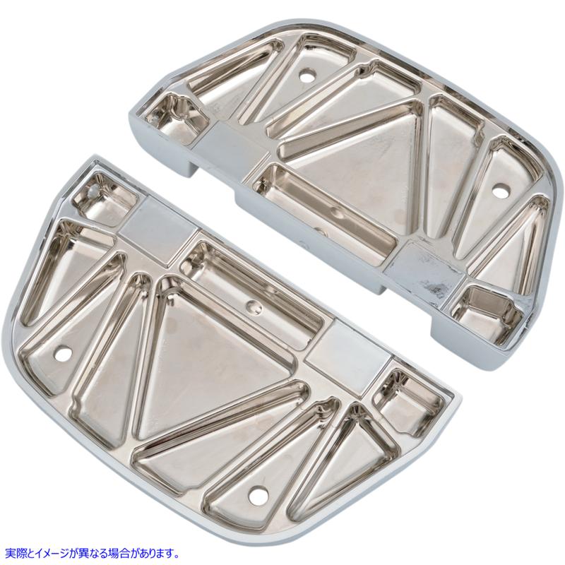 取寄せ フロアボード - 助手席側 - クローム ドラッグスペシャリティーズ Floorboards - Passenger - Chrome 1621-0463 16210463