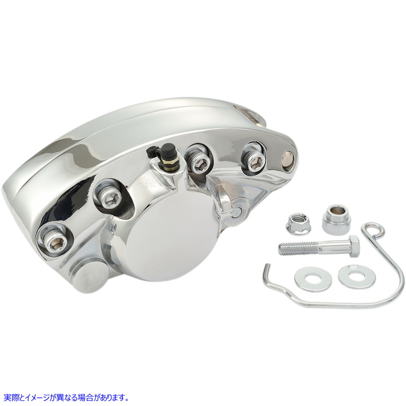 取寄せ フロントキャリパー - クローム - FLH ドラッグスペシャリティーズ Front Caliper - Chrome - FLH 1701-0177 17010177