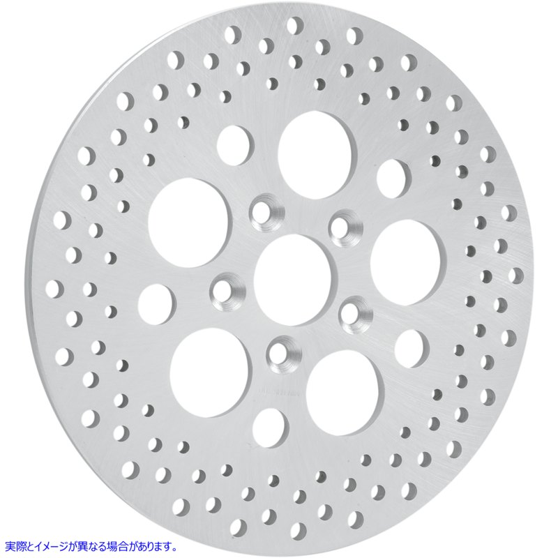 取寄せ ドリルドブレーキローター - リア - 11.875インチ - ツーリング ドラッグスペシャリティーズ Drilled Brake Rotor - Rear - 11.875 - Touring 1710-1064 17101064