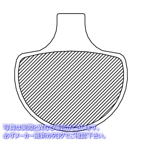 取寄せ オーガニックブレーキパッド - ハーレーダビッドソン ドラッグスペシャリティーズ Organic Brake Pads - Harley-Davidson 1720-0204 17200204