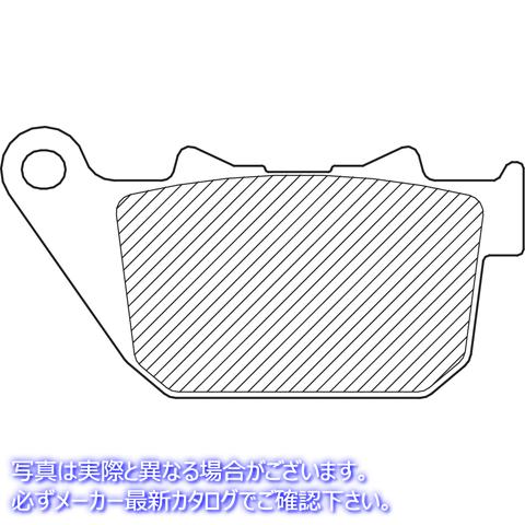 取寄せ オーガニックブレーキパッド - スポーツスター ドラッグスペシャリティーズ Organic Brake Pads - Sportster 1720-0212 17200212
