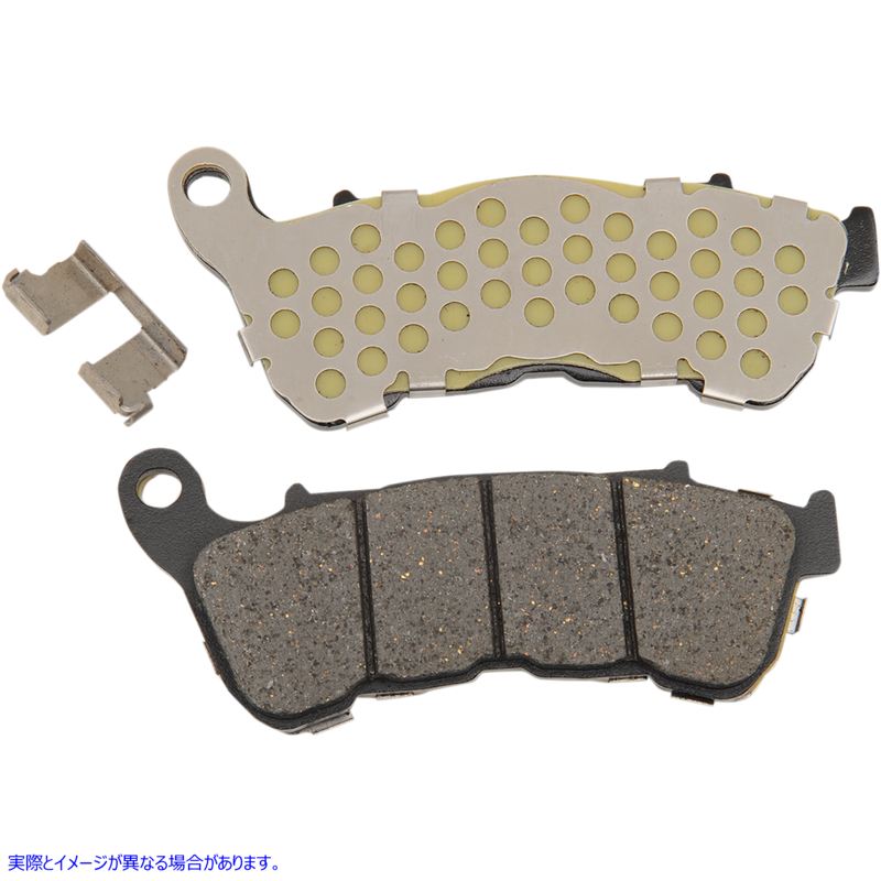 取寄せ セミメタルブレーキパッド - フロント ドラッグスペシャリティーズ Semi-Metallic Brake Pads - Front 1721-1914 17211914