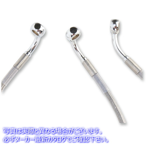 取寄せ ブレーキライン - フロント - +10インチ - ツーリング - ステンレススチール ドラッグスペシャリティーズ Brake Line - Front - +10 - Touring - Stainless Steel 1741-2633 17412633