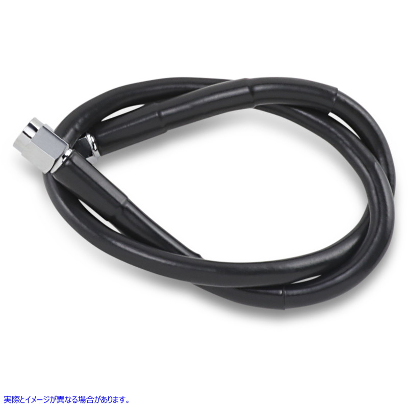 取寄せ ユニバーサルブレーキライン - ブラック - 21インチ ドラッグスペシャリティーズ Universal Brake Line - Black - 21 1741-2710 17412710