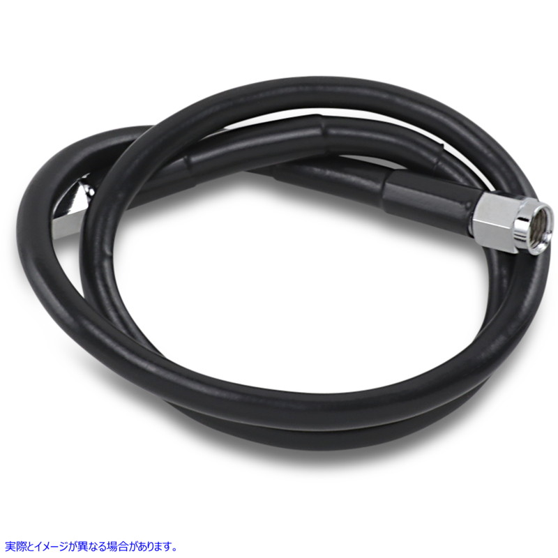 取寄せ ユニバーサルブレーキライン - ブラック - 26インチ ドラッグスペシャリティーズ Universal Brake Line - Black - 26 1741-2715 17412715