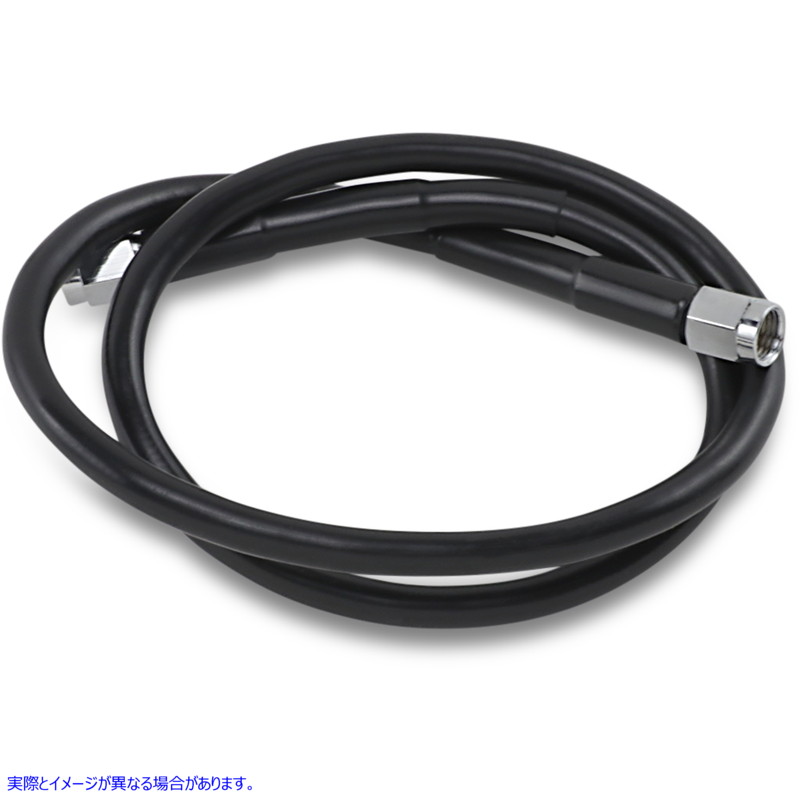 取寄せ ユニバーサルブレーキライン - ブラック - 30インチ ドラッグスペシャリティーズ Universal Brake Line - Black - 30 1741-2717 17412717