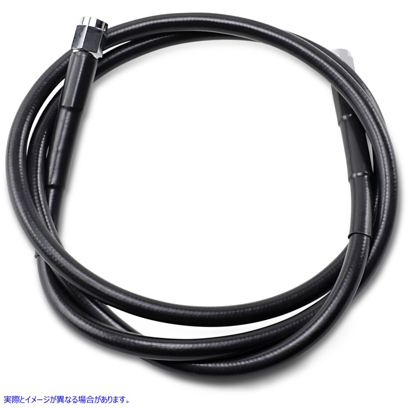 取寄せ ユニバーサルブレーキライン - ブラック - 46インチ ドラッグスペシャリティーズ Universal Brake Line - Black - 46 1741-2727 17412727