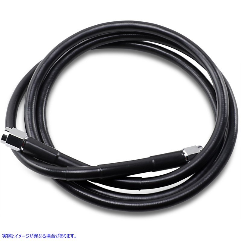 取寄せ ユニバーサルブレーキライン - ブラック - 52インチ ドラッグスペシャリティーズ Universal Brake Line - Black - 52 1741-2730 17412730