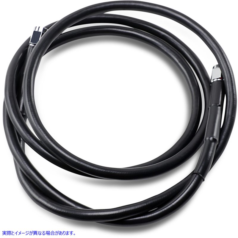 取寄せ ユニバーサルブレーキライン - ブラック - 62インチ ドラッグスペシャリティーズ Universal Brake Line - Black - 62 1741-2736 17412736