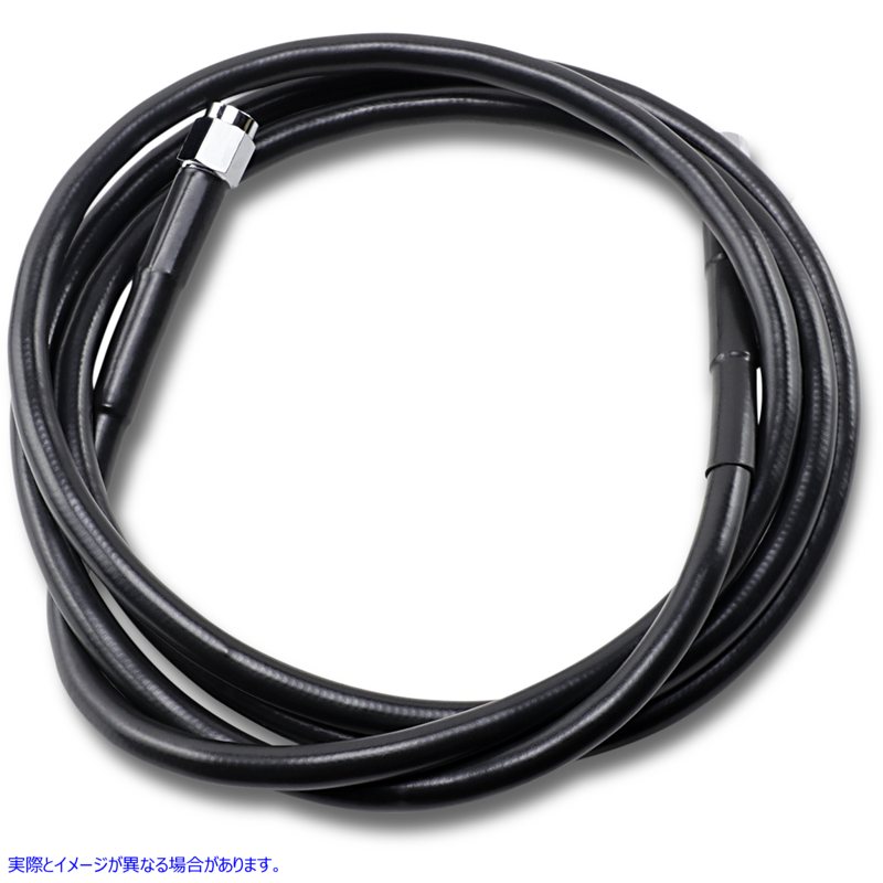 取寄せ ユニバーサルブレーキライン - ブラック - 68インチ ドラッグスペシャリティーズ Universal Brake Line - Black - 68 1741-2739 17412739