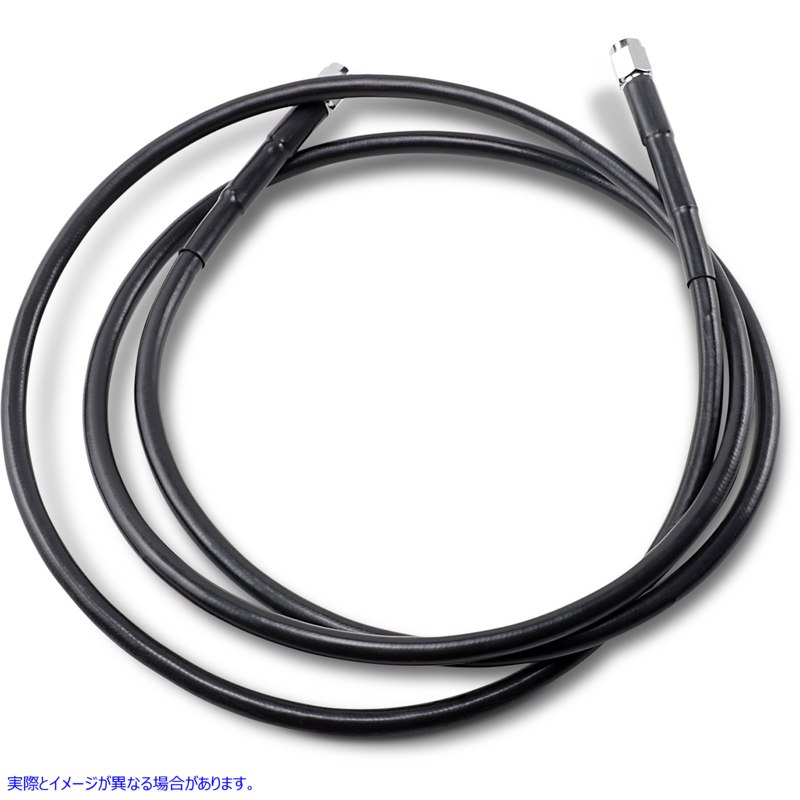 取寄せ ユニバーサルブレーキライン - ブラック - 71インチ ドラッグスペシャリティーズ Universal Brake Line - Black - 71 1741-2742 17412742