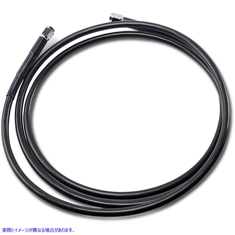 取寄せ ユニバーサルブレーキライン - ブラック - 74インチ ドラッグスペシャリティーズ Universal Brake Line - Black - 74 1741-2744 17412744