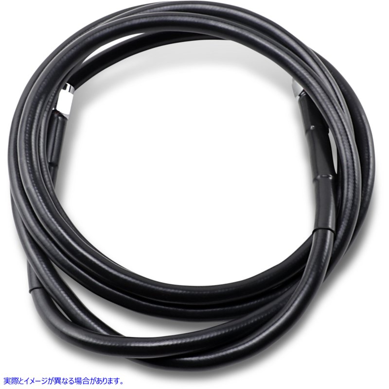 取寄せ ユニバーサルブレーキライン - ブラック - 78インチ ドラッグスペシャリティーズ Universal Brake Line - Black - 78 1741-2746 17412746