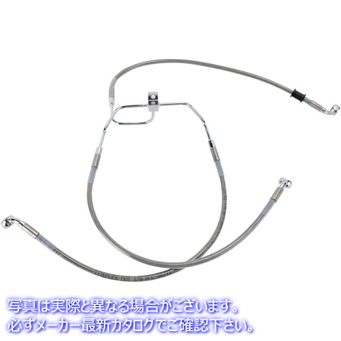 取寄せ ブレーキライン - フロント（下部/上部） - ステンレススチール ドラッグスペシャリティーズ Brake Line - Front (Lower/Upper) - Stainless Steel 1741-2900 17412900