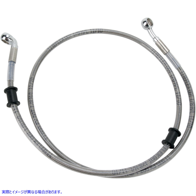 取寄せ ブレーキライン - フロント（上部） - ステンレススチール ドラッグスペシャリティーズ Brake Line - Front (Upper) - Stainless Steel 1741-2912 17412912
