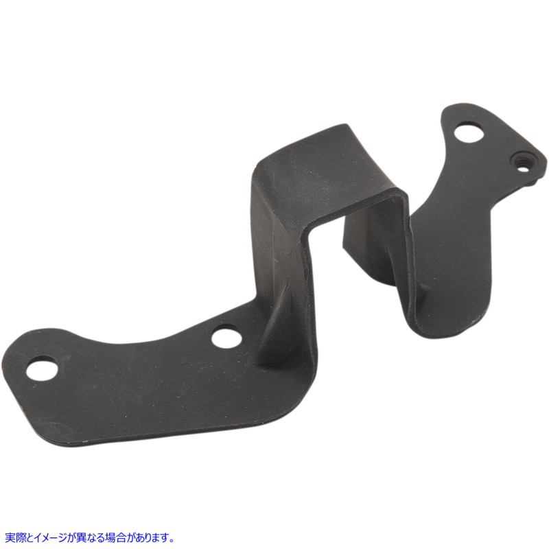 取寄せ リアエキゾーストパイプブラケット - ブラック ドラッグスペシャリティーズ Rear Exhaust Pipe Bracket - Black 1861-1244 18611244