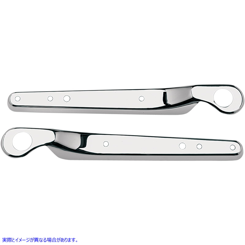 取寄せ リアフェンダーストラット - ストックスタイル - クローム ドラッグスペシャリティーズ Rear Fender Strut - Stock-Style - Chrome 1925-6989 19256989