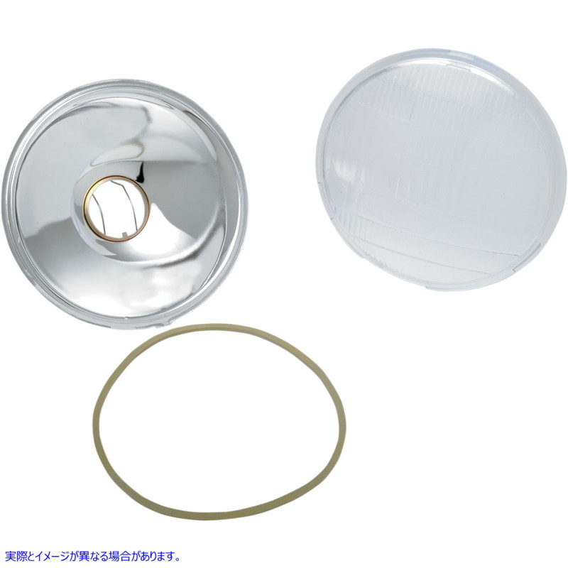 取寄せ 交換用6-1/2インチヘッドライト ドラッグスペシャリティーズ Replacement 6-1/2 Headlight 2001-0055 20010055