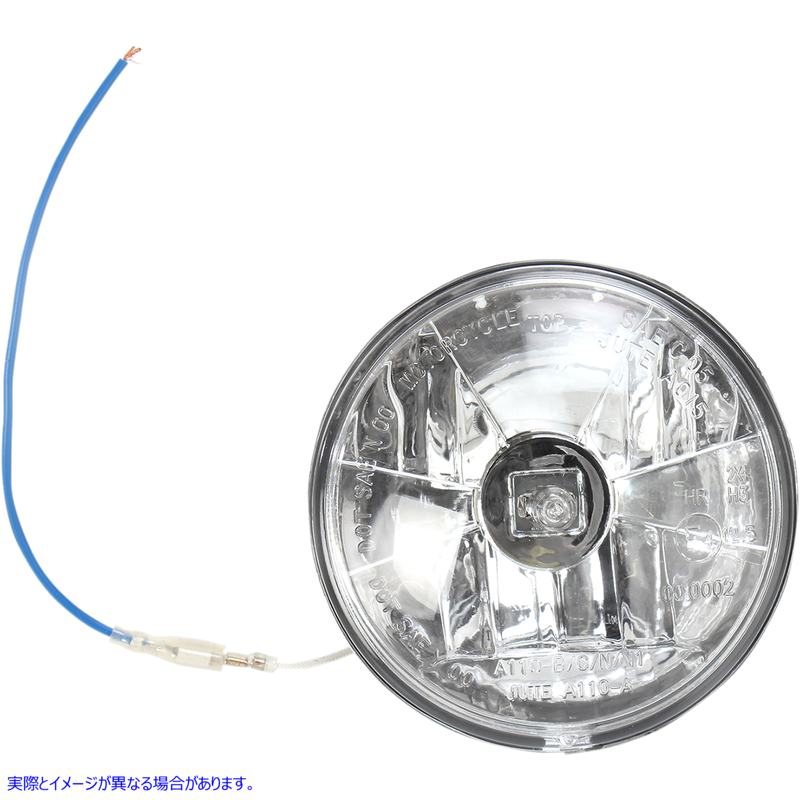 取寄せ 4-1/2インチ ハローヘッドライト - クリア ドラッグスペシャリティーズ 4-1/2 Halo Headlight - Clear 2001-0104 20010104