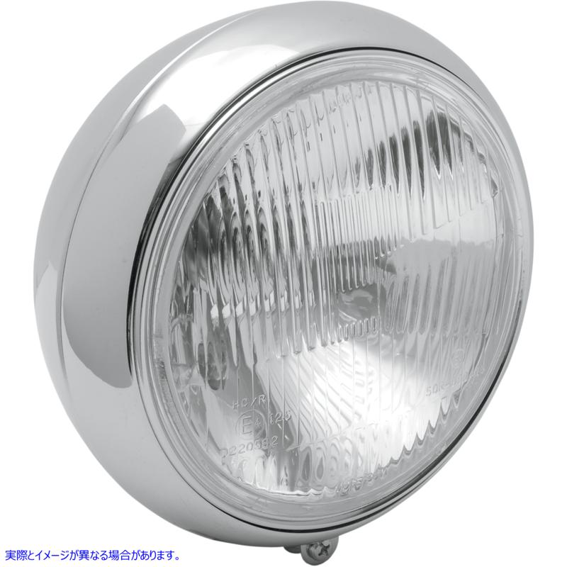 取寄せ 7インチ スムースヘッドライト - FLST - クローム ドラッグスペシャリティーズ 7 Smooth Headlight - FLST - Chrome 2001-0328 20010328