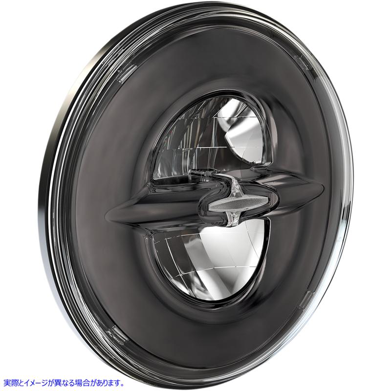 取寄せ リフレクタースタイル LED ヘッドランプ - 7インチ - ダーククローム ドラッグスペシャリティーズ Reflector-Style LED Headlamp - 7 - Dark Chrome 2001-1789 20011789