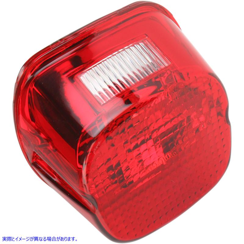 取寄せ レイダウンテールライトレンズ - レッド ドラッグスペシャリティーズ Laydown Taillight Lens - Red 2010-0782 20100782