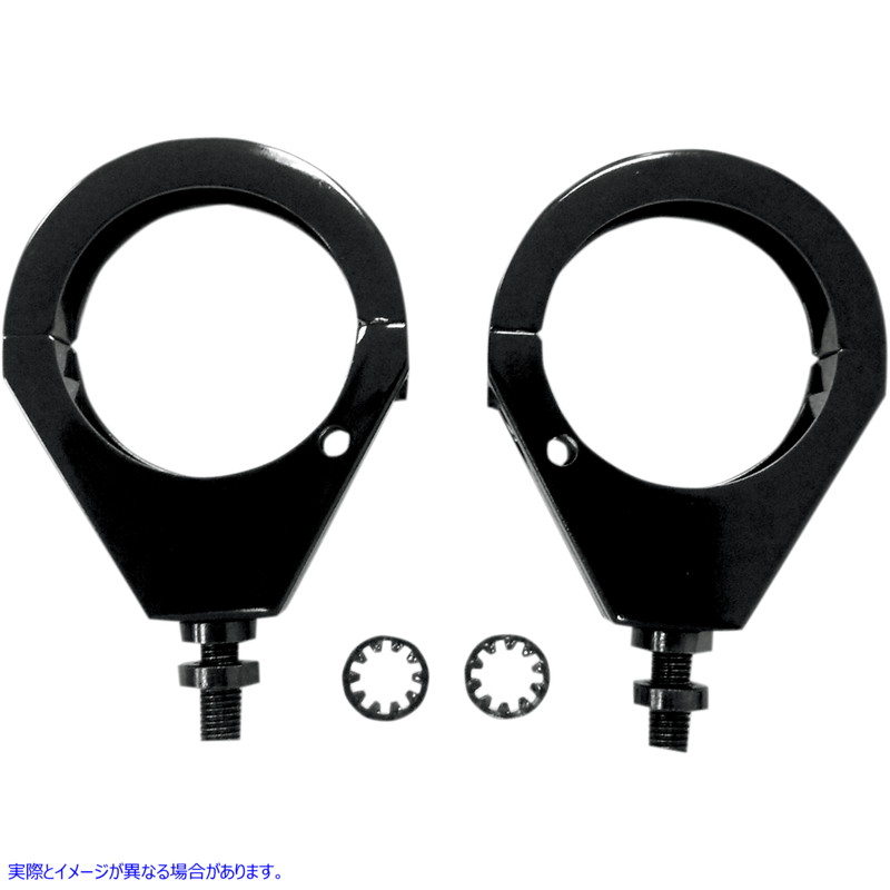 取寄せ ウィンカー - クランプ - 49mm - ブラック ドラッグスペシャリティーズ Turn Signal - Clamp - 49mm - Black 2040-1127 20401127