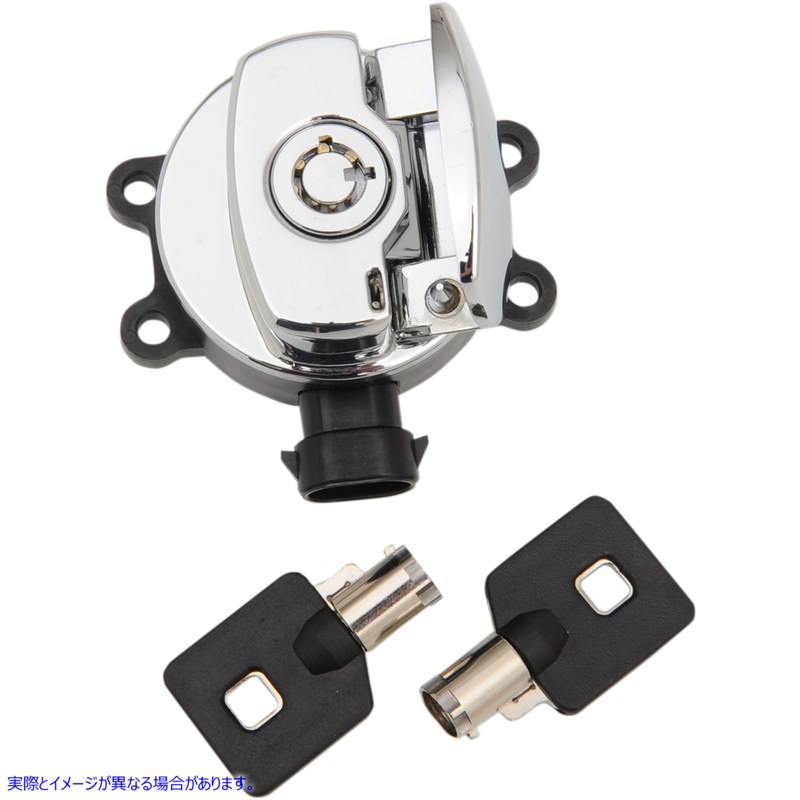 取寄せ サイドヒンジイグニッションスイッチ - クローム ドラッグスペシャリティーズ Side Hinge Ignition Switch - Chrome 2106-0249 21060249