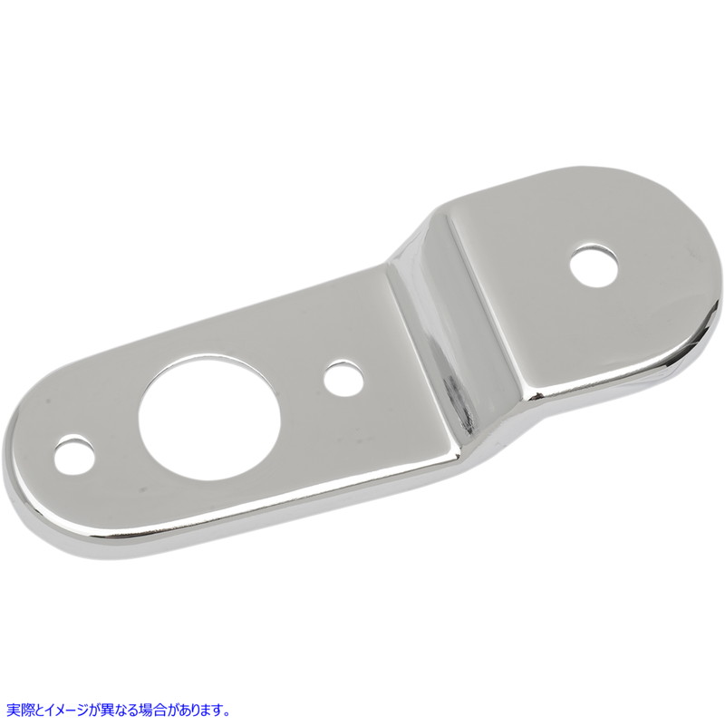 取寄せ ハードウェア付きホーンマウント - クローム ドラッグスペシャリティーズ Horn Mount with Hardware - Chrome 2107-0225 21070225